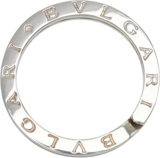 Bulgari Pre-owned Accessories, female, Gray, Size: ONE SIZE Pre-owned Vintage Keyring