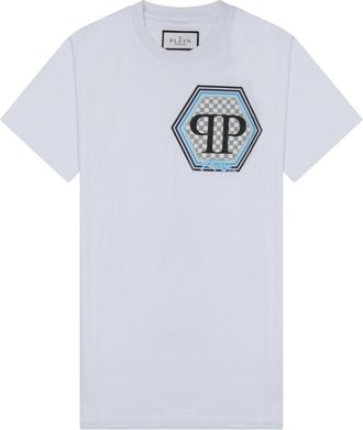 Philipp Plein White Graphic Crew Neck T-Shirt