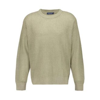 Frescobol Carioca Round-neck Knitwear, male, Beige, XL, Jardim Linen Jumper