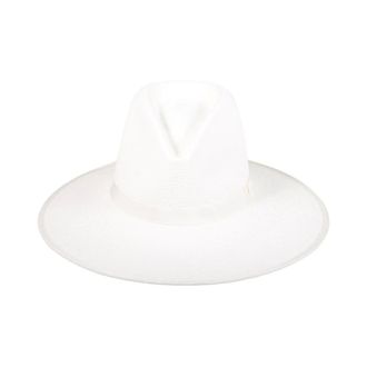 Max Mara Hats, female, White, Size: 58 CM Cellula Hat