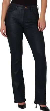 Lola Jeans Billie Bootcut High Rise Jeans In Black