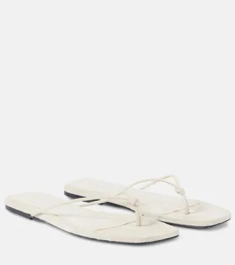 Toteme The Knot suede thong sandals