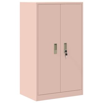 vidaXL Armario De Almacenamiento Rosa 60 X 40 X 90 Cm Acero Vidaxl