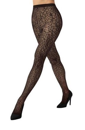 Wolford Reptile Net Tights in Black at Nordstrom Rack, Size X-Small