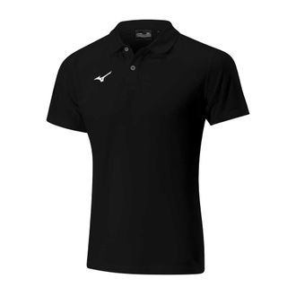 Mizuno Heren Shizuoka Vrijetijd Polo Shirt (Zwart)