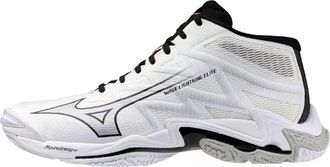 Mizuno Wave Lightning Elite Mid White Black V1GA260551