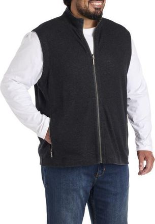 Tommy Bahama Big & Tall Flip Coast Reversible Vest in Black Heather at Nordstrom, Size 3X Big