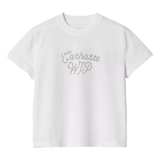 Carhartt Work in Progress (WMNS) Carhartt WIP Sunflower Short Sleeve T-Shirt White I034700-02-XX