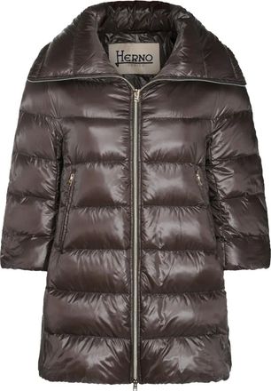 Herno padded zipped coat - Grigio