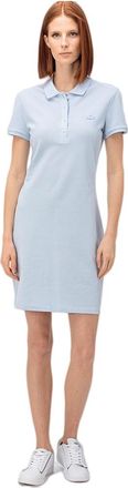 Lacoste Womens crocodile dress for women - Blue Cotton - Size 10 UK