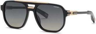 Chopard SCH412 700P Mens Sunglasses Black Size 57