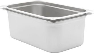 vidaXL vidaXL Contenitori Gastronorm 2 pz GN 1/1 200 mm in Acciaio Inox