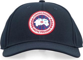 Canada Goose Arctic Adjustable Cap - Heren - Petten - Blauw - ONE Size - Leer - Accessoires