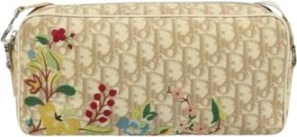 Dior Pre-owned Cross Body Bags, female, Beige, Size: ONE SIZE Pre-owned Vintage crossbody bag