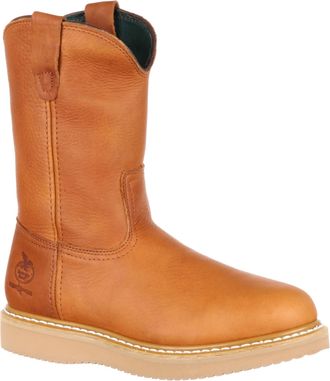 Georgia Georgia Mens G5153 Tall Boot Wedge In Barracuda M