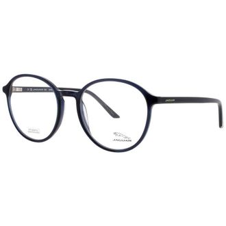 Jaguar Mens Blue Rectangular Eyeglass Frames Jg31523