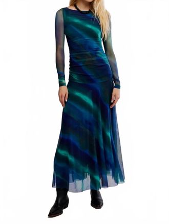 Free People Sunnei Maxi Dress In Deep Ocean