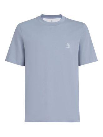 Brunello Cucinelli T-shirt girocollo - Blu