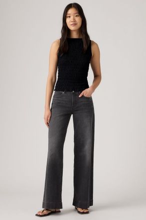 Levi's Vaqueros 318 Tailored de pierna ancha - Mujer - 25X30 - Negro / State Line