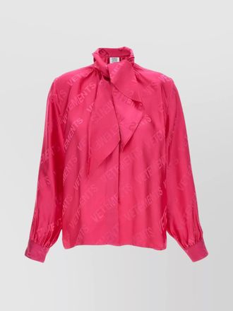 VETEMENTS monogram blouse