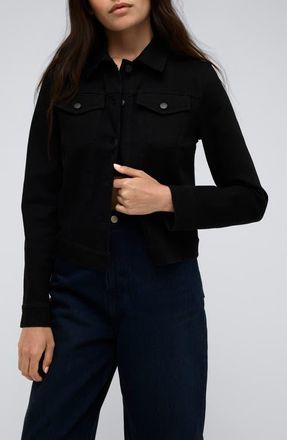 Kenneth Cole Denim Trucker Jacket in Nik Wash at Nordstrom, Size Medium