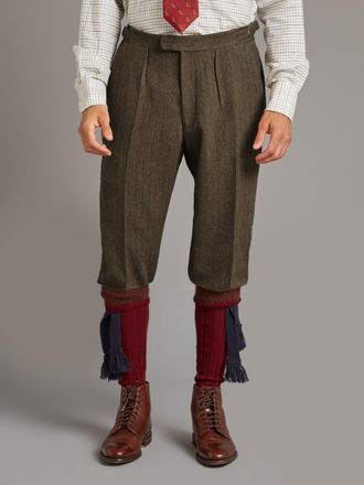 Oliver Brown Breeks - Suede and Deveron Tweed