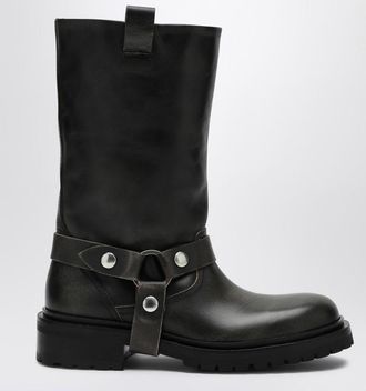Golden Goose Kurt boots in black leather with buckle
