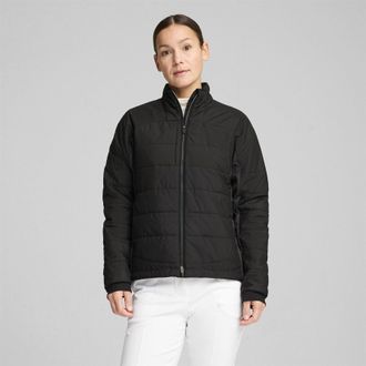 Puma Dames Kyley Prestaties Gequilt Golfjas (Puma Zwart)
