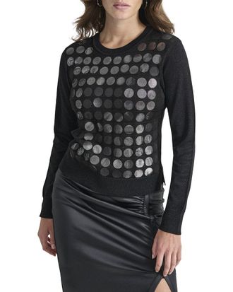 DKNY Handsewn Sequin Sweater