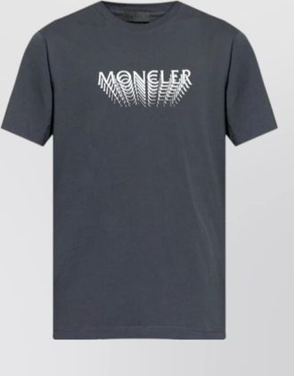 Moncler short sleeve crew neck graphic t shirt