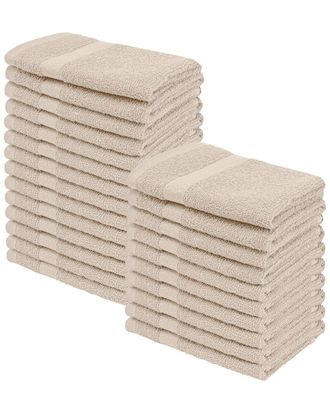 Superior 24Pc Cotton Washcloth Set