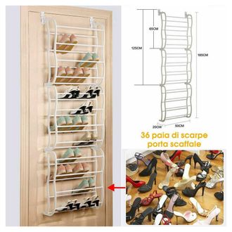 Trade Shop Trade Shop - Scarpiera Salvaspazio Scaffale Organizer Ripostiglio Porta Scarpe Stanza