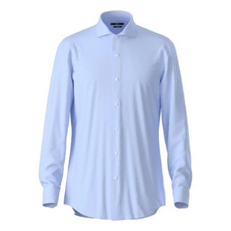 HUGO BOSS Hugo, Formal Shirts, male, Blue, Size: 4XL Goran Regular Fit Shirt