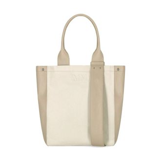 Max Mara Tassen, Dames, Beige, ONE Size, Katoen, Pesco Handtas