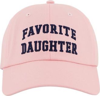 Favorite Daughter All Caps Logo Baseball Cap in Pale Pink at Nordstrom