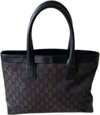 Gucci Pre-owned Tote Bags, female, Black, Size: ONE SIZE Pre-owned Tote Bag