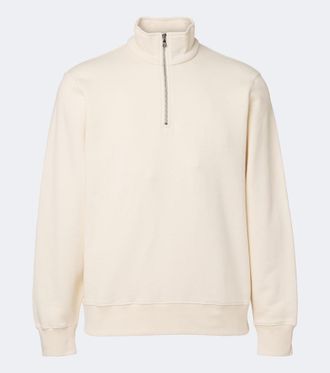 Orlebar Brown Wyatt cotton jersey half-zip sweatshirt