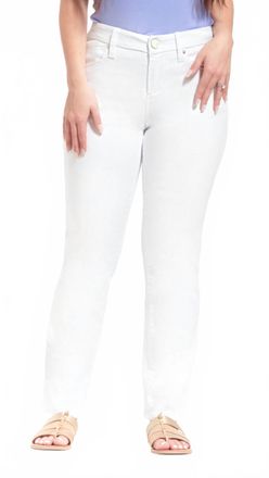 1822 Denim Better Butter Slim Straight Jeans In White