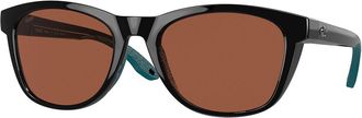 Costa 6S9108 Aleta Polarized 910807 Womens Sunglasses Black Size 54