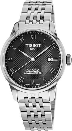 Tissot Le Locle Powermatic 80 Black Dial Stainless Steel Mens Watch T006.407.11.053.00