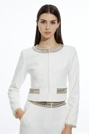Karen Millen Embellished Detail Tailored Jacket
