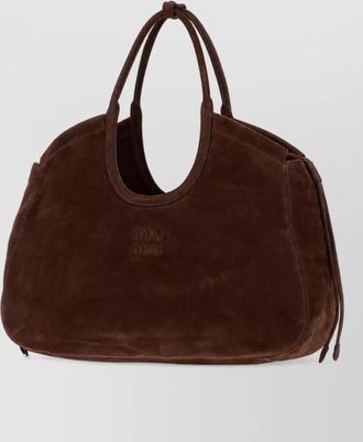 Miu Miu ivy suede tote bag