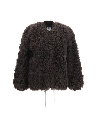 S.W.O.R.D 6.6.44 Faux Fur Teddy-Effect Jacket - Black