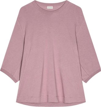 Dries Van Noten T-shirt con maniche a palloncino - Rosa