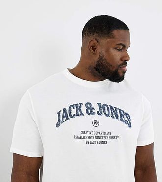 Jack & Jones Jack & Jones Denver Logo T-Shirt - White