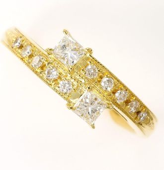 C&A Yellow Gold Yellow Gold (18K) Band Ring (Pre-Owned)
