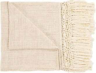 Bazar Bizar Colcha de algod&oacute;n en marr&oacute;n 270x135x1 cm