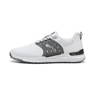 Puma Puma Mens Ignite Elevate 2 Golf Shoes, Puma White-Slate Sky-Puma Black, 8.5