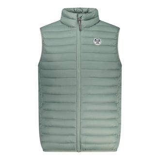 North Sails Vests, male, Green, Size: 3XL Green Polyamide Jacket