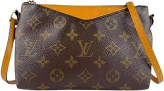 Louis Vuitton Pre-owned Cross Body Bags, female, Brown, Size: ONE SIZE Pre-owned Vintage Monogram Shoulder Bag